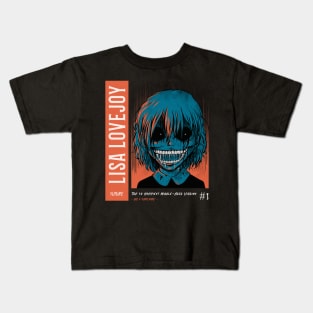 Scary Vintage Japanese Horror Anime "Lisa Lovejoy" Kids T-Shirt